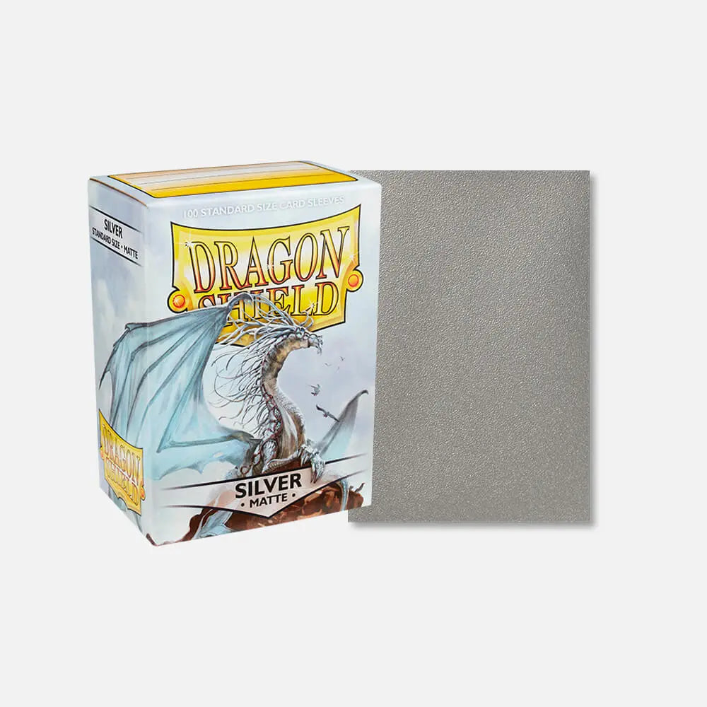 Dragon Shield Matte Silver Sleeves 100 ko