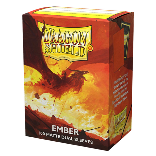 Dragon Shield Dual Ember Sleeves 100 ko