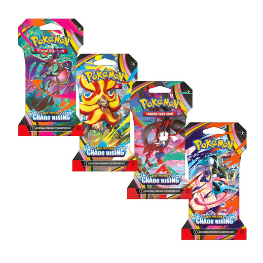 Mega Evolution- Chaos Rising Sleeved Booster