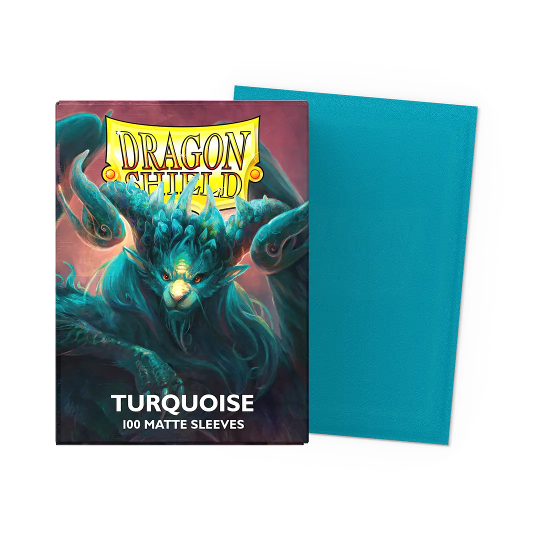 Dragon Shield Matte Turquoise Sleeves 100 ko