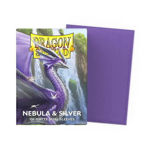 Dragon Shield: Nebula & Silver Matte Dual Sleeves 100 ko