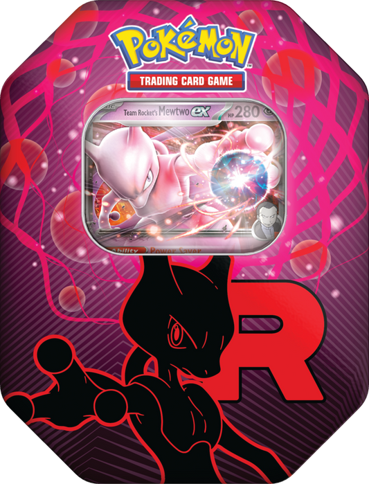 Pokemon Team Rocket Tin - Mewtwo EX