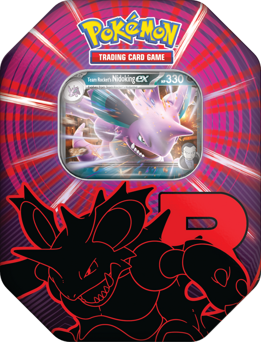 Pokemon Team Rocket Tin - Nidoking EX