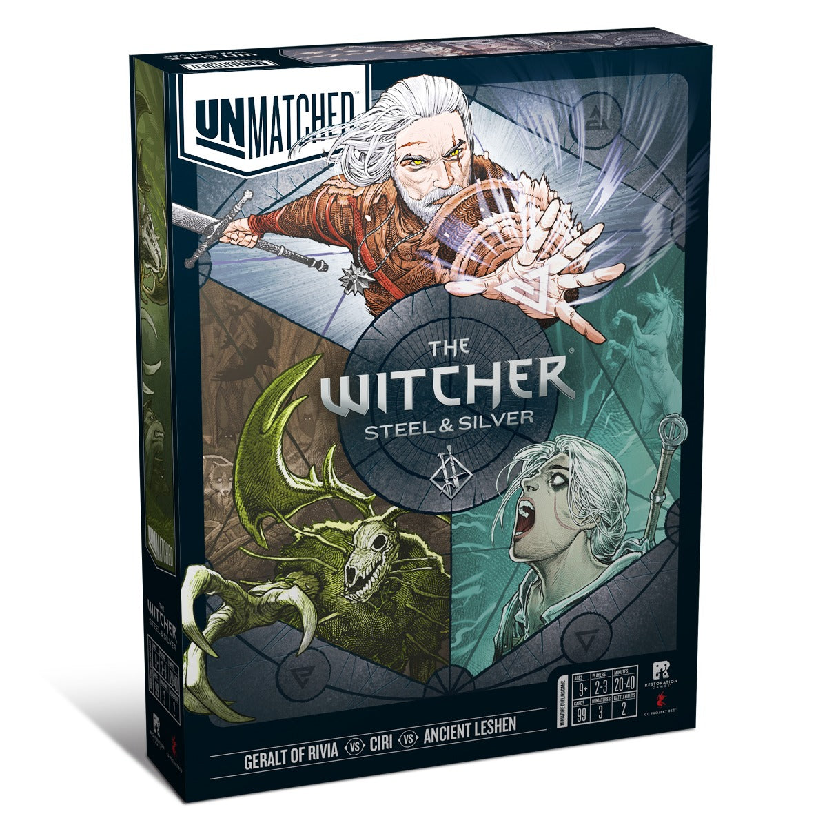 Unmatched The Witcher: Steel & Silver