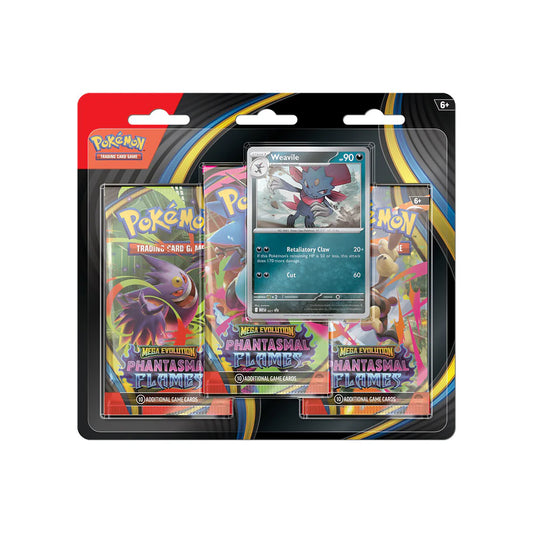 Phantasmal Flames 3-Booster Blister - Weavile