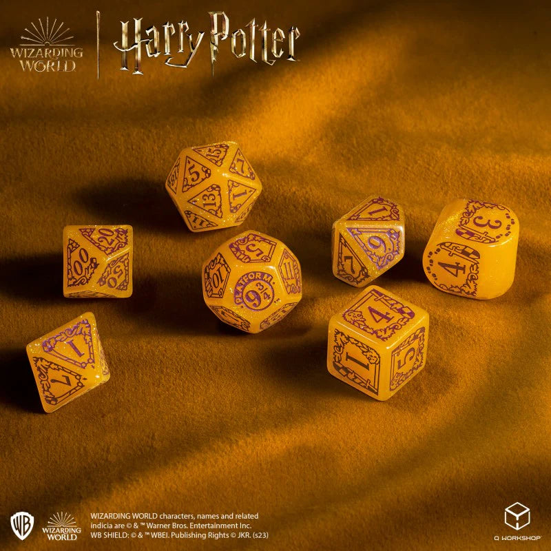 Harry Potter - Gryffindor Modern Dice Set - Gold